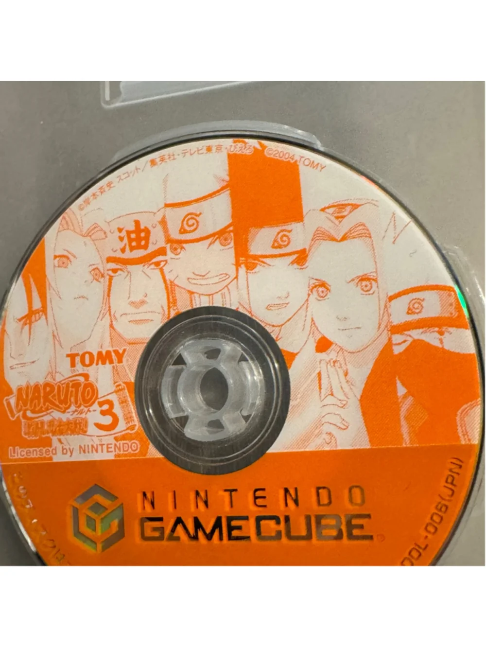 Naruto Gekitou Ninja Taisen 3 Nintendo GameCube Video Game Tomy